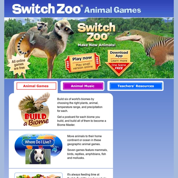 Switch Zoo Animal Games | Pearltrees