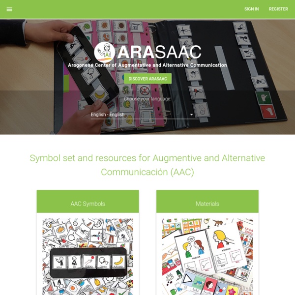 AAC Symbols and shared resources - ARASAAC