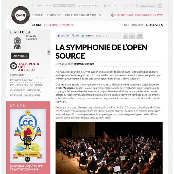 La symphonie de l’open source » Article » OWNI, Digital Journalism