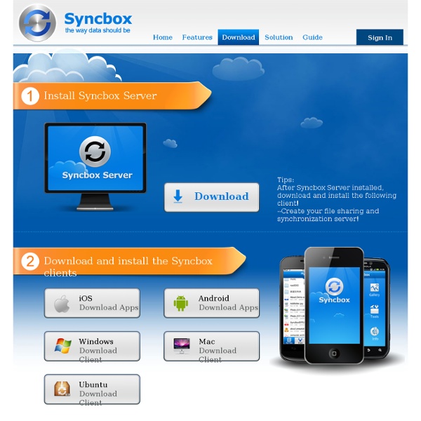 Syncbox - the way data should be