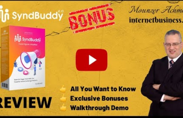 Syndbuddy Review □ CHECK MY UNIQUE □ BONUSES □ Build Hundreds Of Organic Backlinks On Autopilot