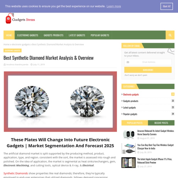 Best Synthetic Diamond Market Analysis & Overview