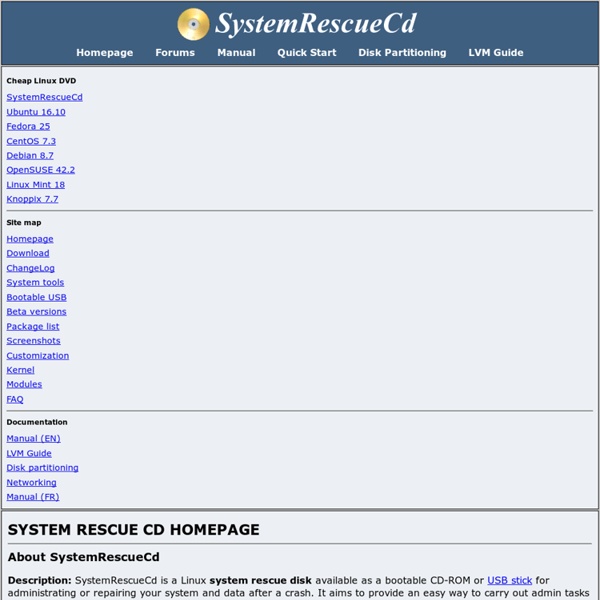SystemRescueCd