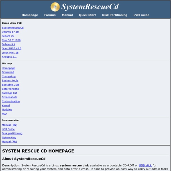 SystemRescueCd