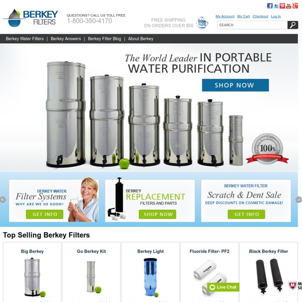 Berkey Water Filter - Portable Water Filters and Purifiers, Water Filter Accessories and more
