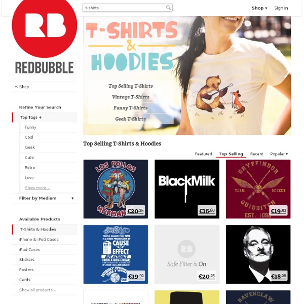Buy Top Selling T-Shirts & Hoodies - RedBubble.com