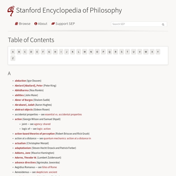Stanford encyclopedia of philosophy Pearltrees