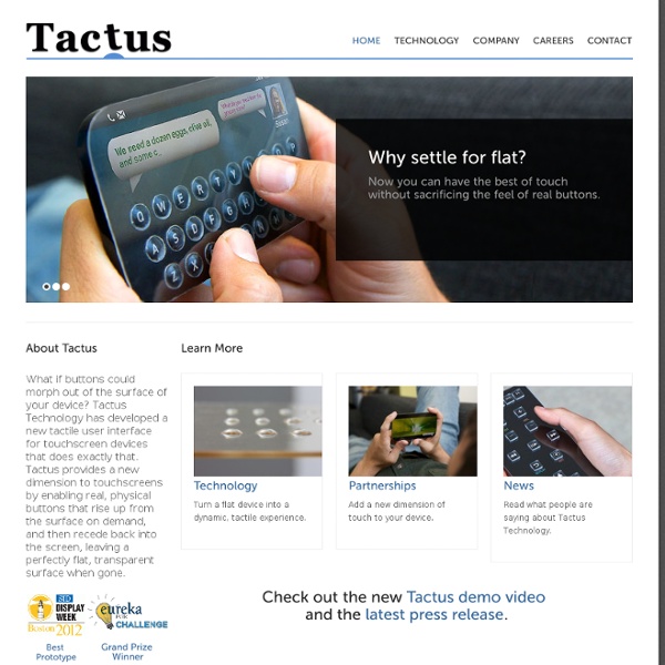 Tactus Technology