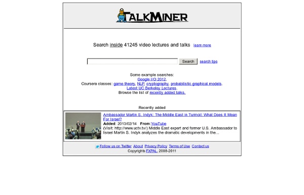 TalkMiner