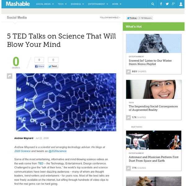 5 TED Talks on Science That Will Blow Your Mind
