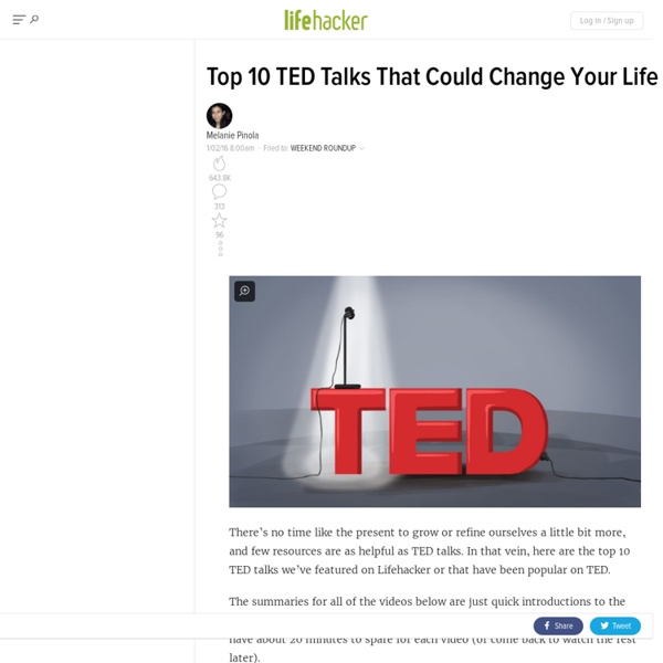 Top 10 TED Talks That Could Change Your Life