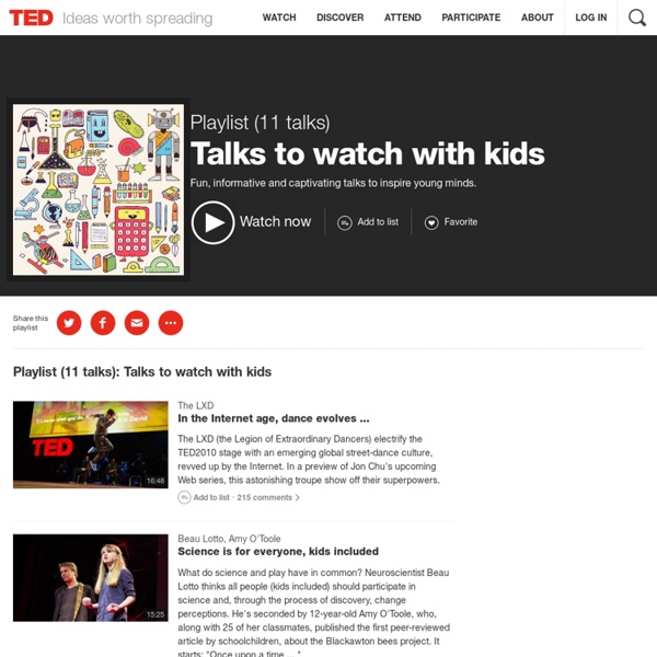 Talks to watch with kids