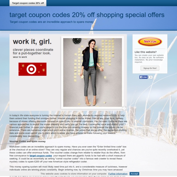 Target coupon codes 20% off
