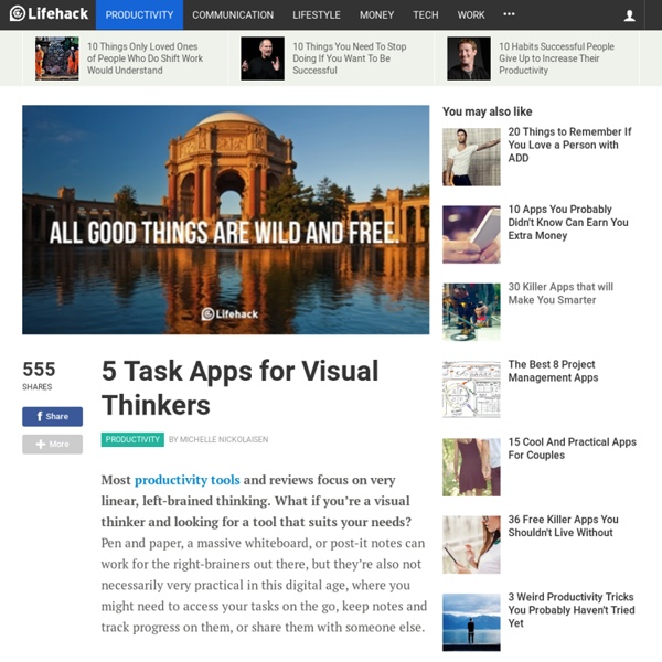 5 Task Apps for Visual Thinkers