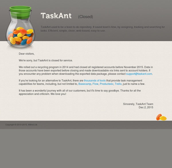 TaskAnt: Team To-Do Repository