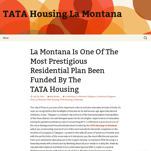 TATA Housing La Montana