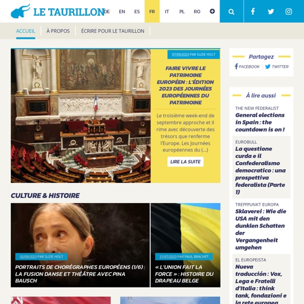 Le Taurillon, magazine eurocitoyen