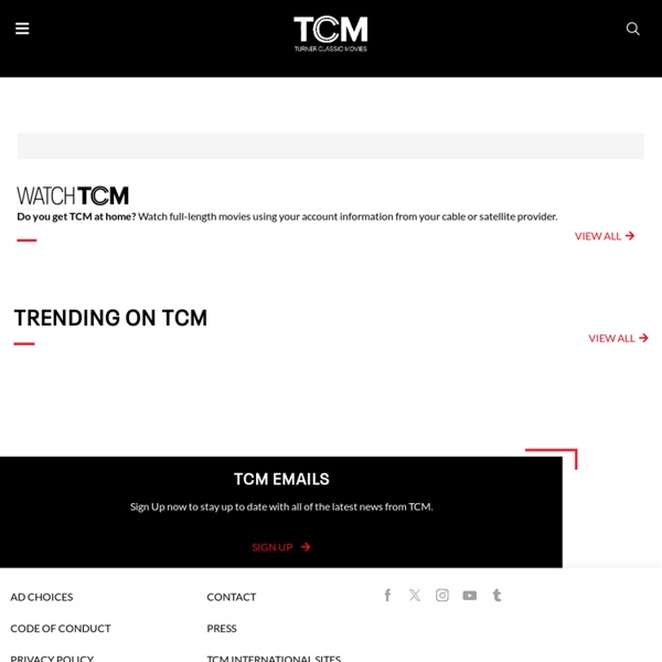 TCM Schedule Turner Classic Movies