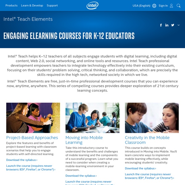 Teach Elements Online Professional Development Courses