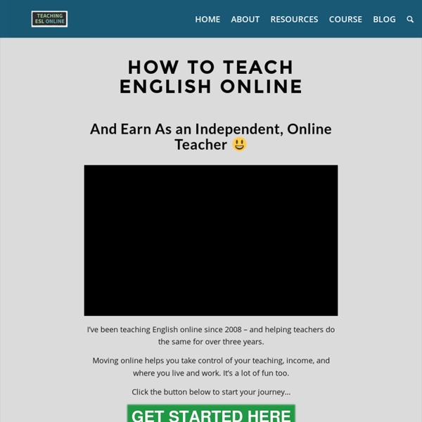 Teaching ESL Online Teaching ESL Online