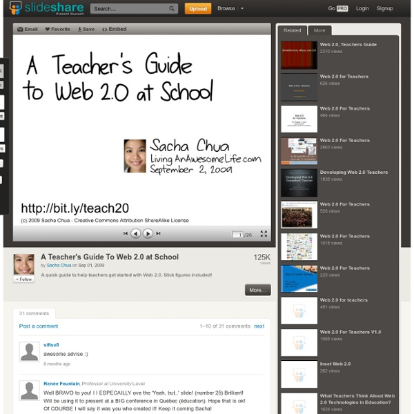 A Teacher’s Guide To Web 2.0 at School