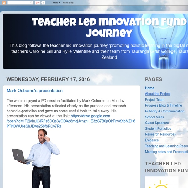 Teacher Led Innovation Fund Journey