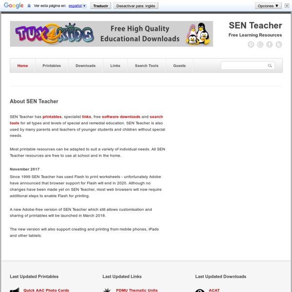 SEN Teacher Home Page ⋆ Special Educational Needs