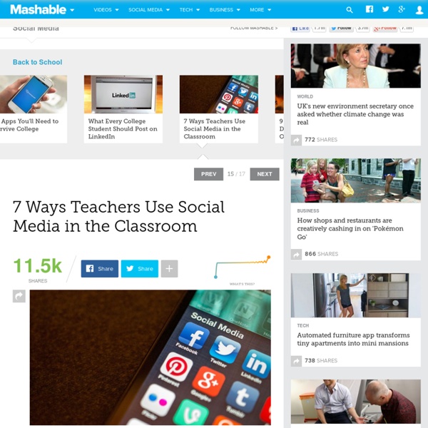 7 Ways Teachers Use Social Media in the Classroom