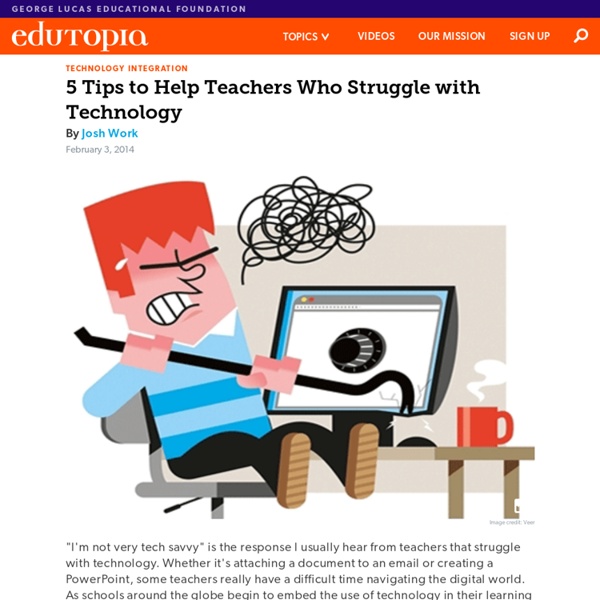 5 Tips to Help Teachers Who Struggle with Technology