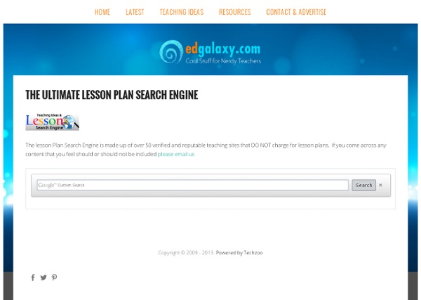 Lesson Plan Search Engine