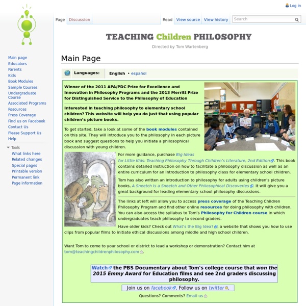 Teaching Children Philosophy