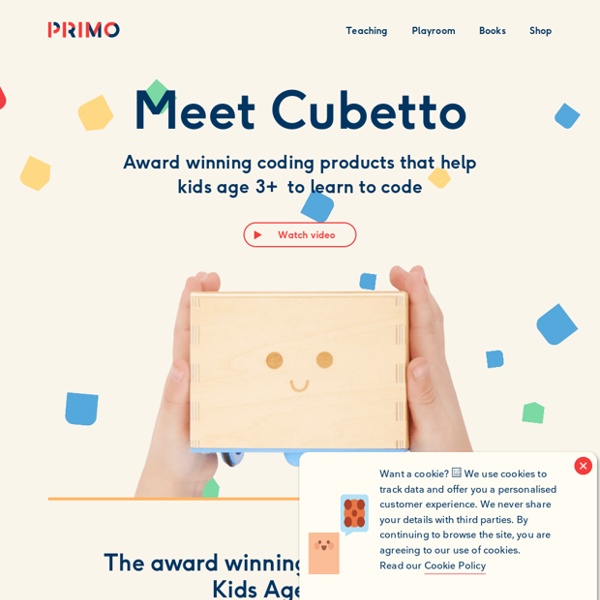 Cubetto: A robot teaching kids code & computer programming