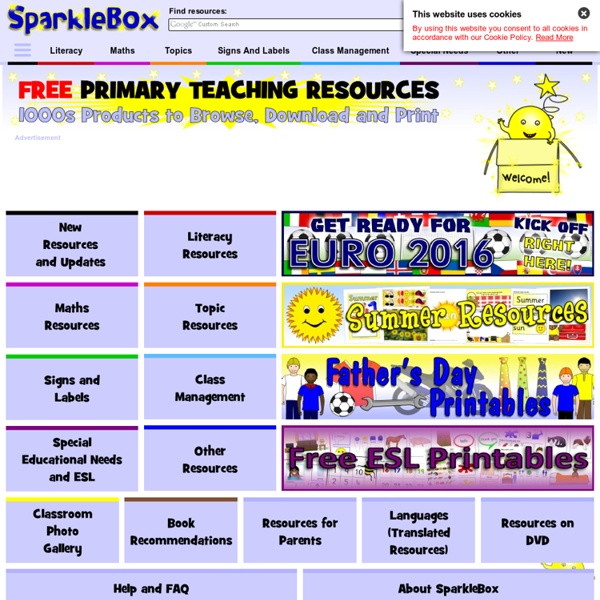 1000s FREE Primary Teaching Resources & Printables EYFS, KS1 and KS2