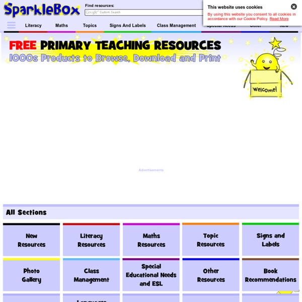 1000s FREE Primary Teaching Resources & Printables - EYFS, KS1 and KS2