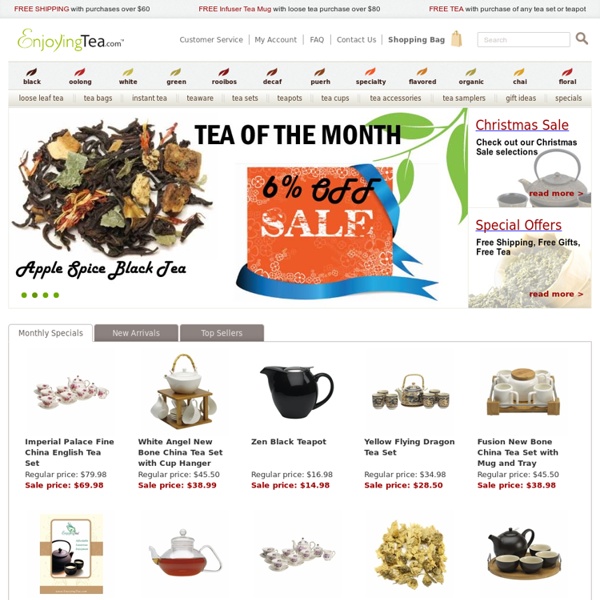 Buy Tea Set, Teapot, Green Tea, Black Tea, Oolong, White Tea.