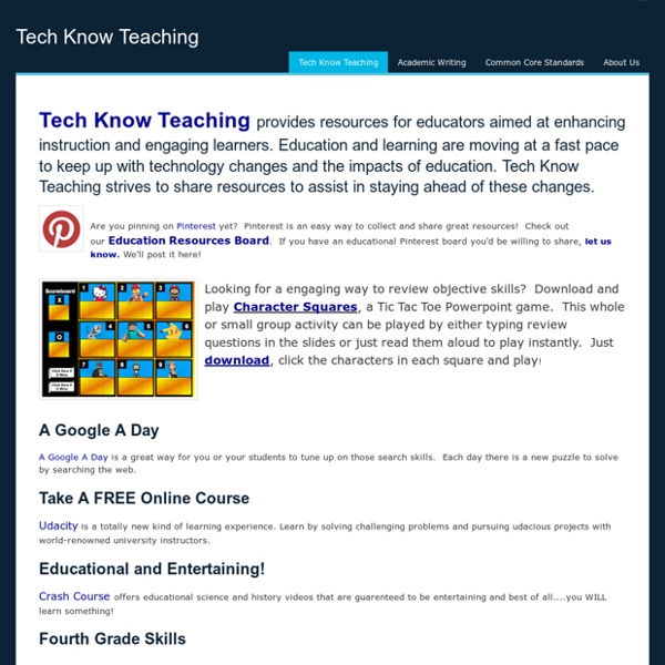 Tech Know Teaching - Tech Know Teaching