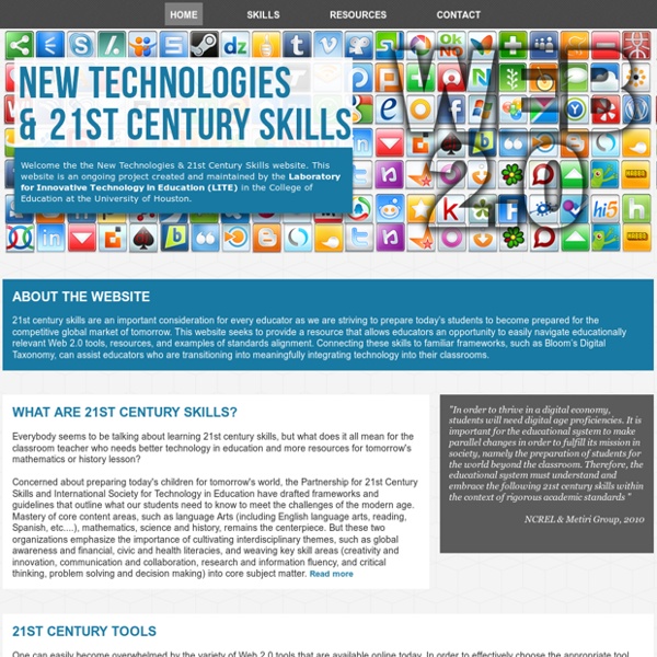 New Technologies and 21st Century Skills