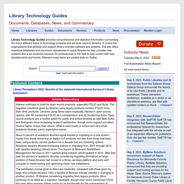 Library Technology Guides