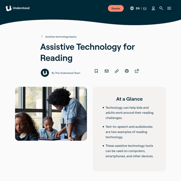 Assistive Technology for Reading