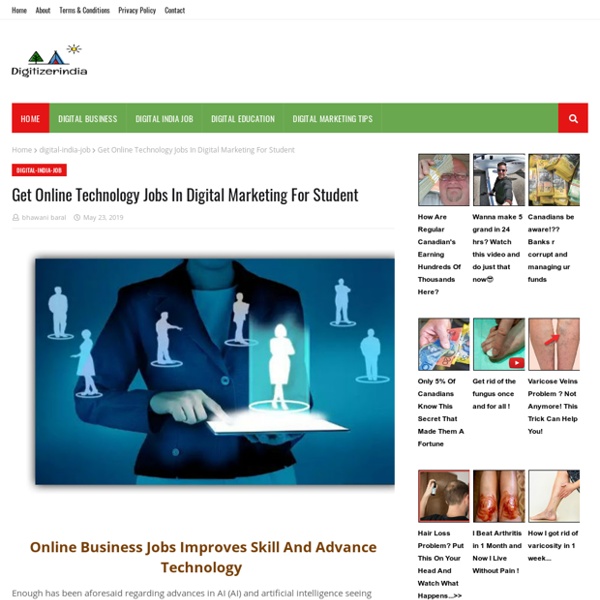 Get Online Technology Jobs In Digital Marketing For Student