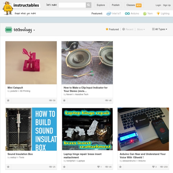 Technology - How to Make Instructables