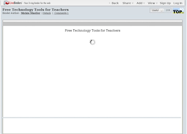 Free Technology Tools for Teachers