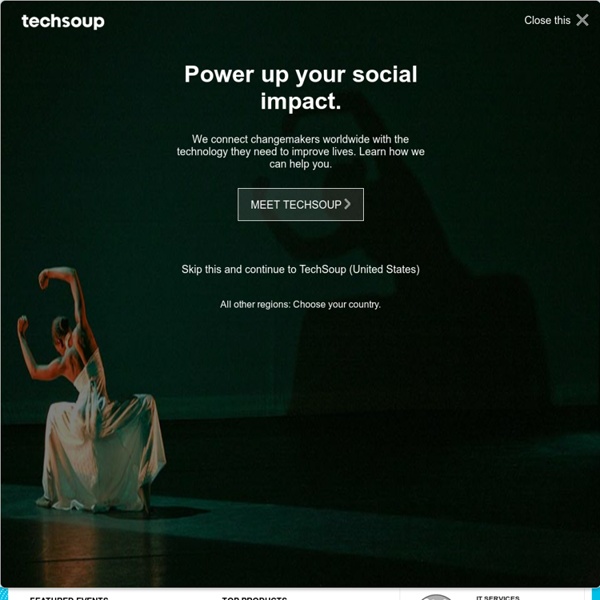 TechSoup - The Technology Place for Nonprofits