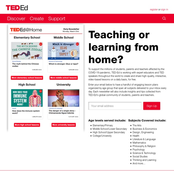 TED-Ed@Home Daily Newsletter