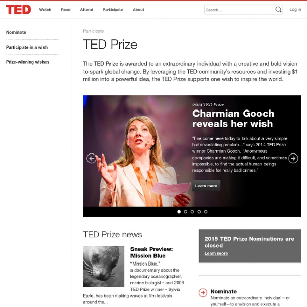 Announcing the 2012 TED Prize Winner – The City 2.0