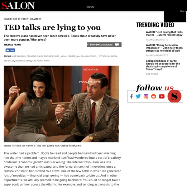 TED talks are lying to you