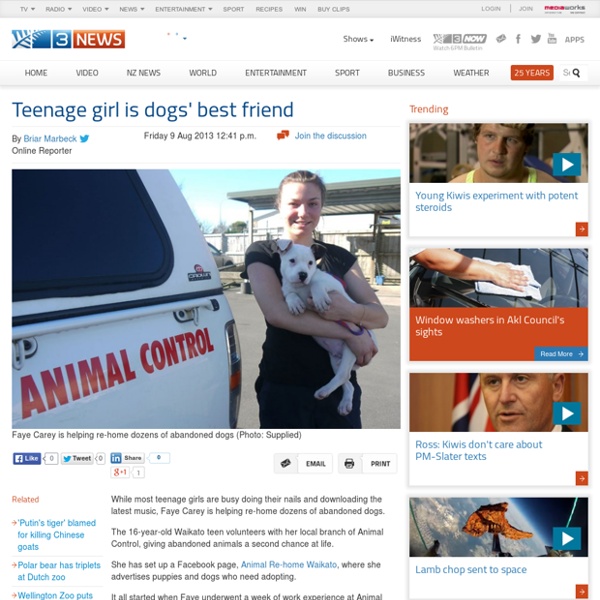 Teenage girl is dogs best friend