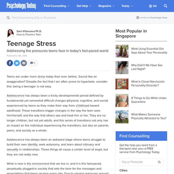 Pressures teens face in today’s fast-paced world