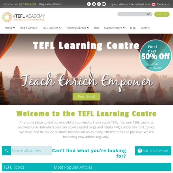 Find Out All About TEFL
