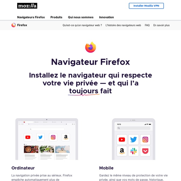 Débuter avec Firefox